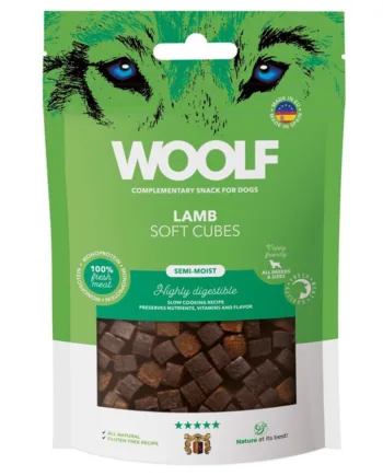 Woolf Soft Cubes Lamb  100g