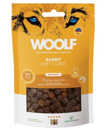 Woolf Soft Cubes Rabbit  100g