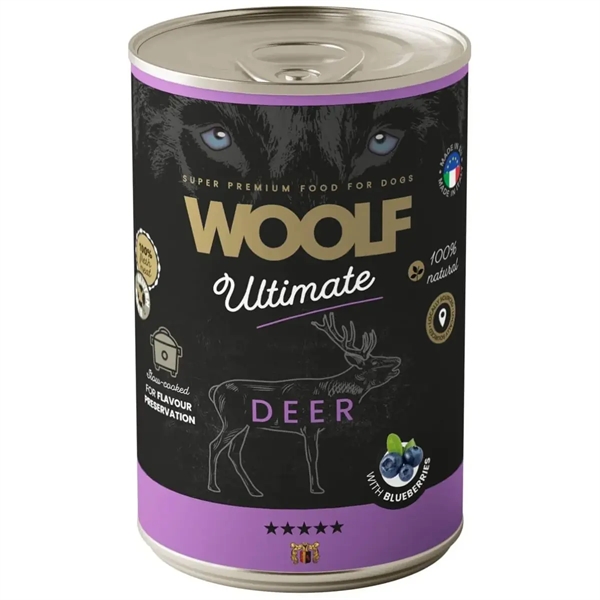 Woolf Ultimate Deer Dåsemad 400g