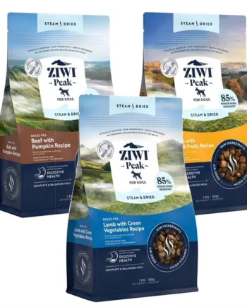 Ziwipeak Dog Steam   Dried Prøvepakke Luksusfoder      800g