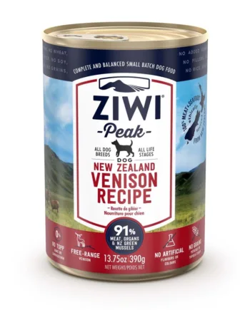 Ziwipeak Dog Venison Dåsemad  390g
