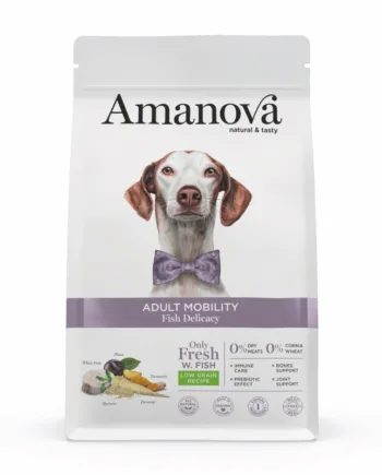 Amanova Fisk Hundefoder    Mobilitetsstøtte 10 Kg