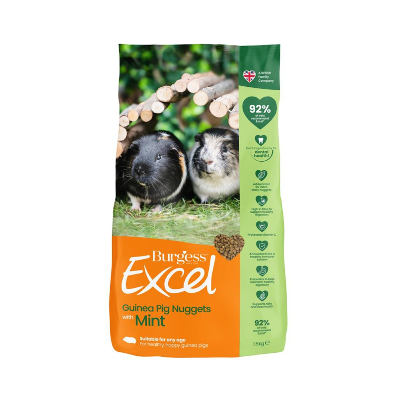 Burgess Excel Marsvin Nuggets Med Mint