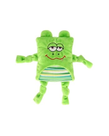 Dogman Grøn Frogge Plutt Pive Plys Hundelegetøj 20cm