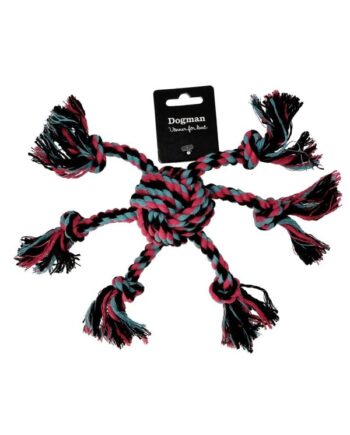 Dogman Hundelegetøj Reb Edderkop 28cm