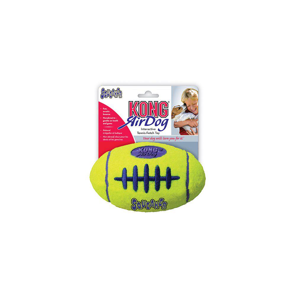Imazo  Kong Airdog Squeakair Football   13x8cm Animals   Udstyr Til Kæledyr Det Bedste Til Kæledyr