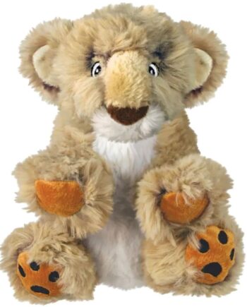 Kong Comfort Kiddos Lion   Blødt Hundelegetøj Med Aftagelig Squeaker Til Hunde