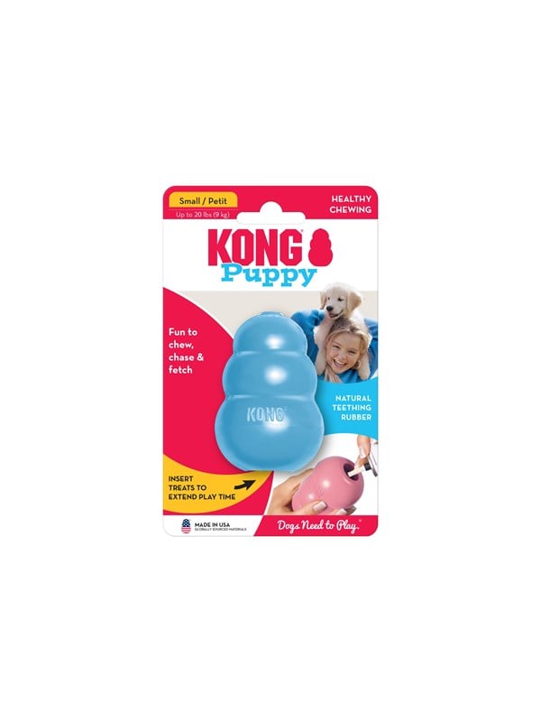 Kong Dog Toy Kong Puppy Small Assorted Colors   -pack