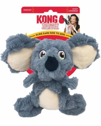 Imazo  Kong Scrumplez Koala    Sjov Og Blød Koala Til Interaktiv Leg Hundelegetøj Plys Alt Til Hunden