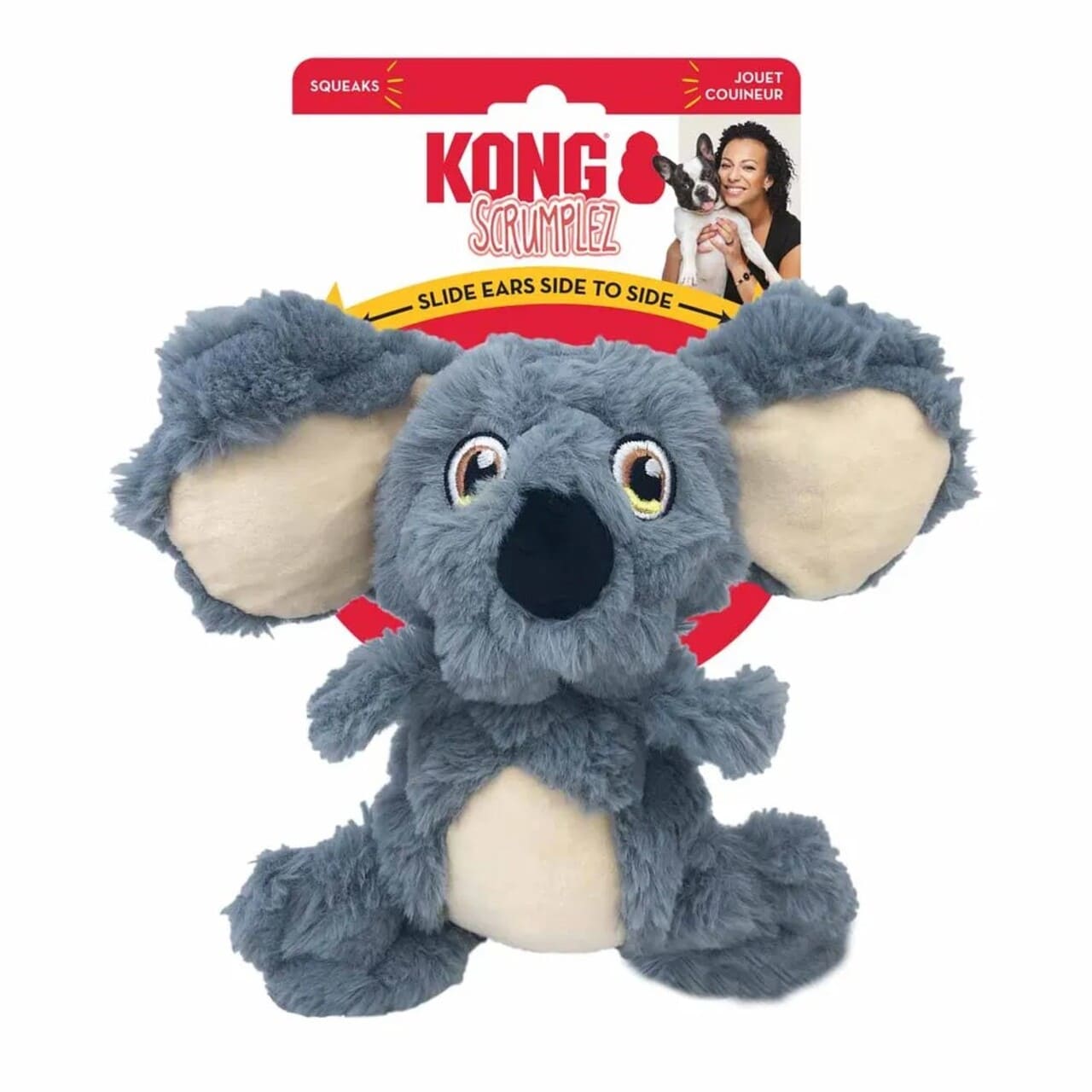 Imazo Kong Scrumplez Koala Sjov Og Blød Koala Til Interaktiv Leg Hundelegetøj Plys Alt Til Hunden