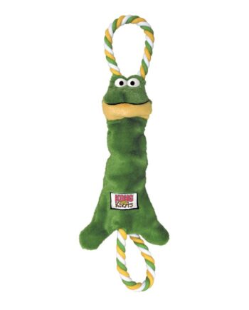 Imazo  Kong Tugger Knots Frø Hundelegetøj     39cm Hundelegetøj Polyester Quot Quot Plys Quot Quot Reb Alt Til Hunden