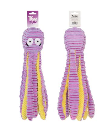 Kw  Kw Blæksprutte Lilla Rasle Stor  Fyldfrit Plyslegetøj 40 Cm Hundelegetøj Plys Alt Til Hunden