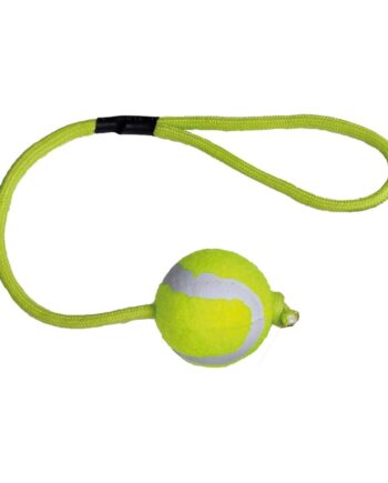 Kw Mini Tennisbold Med Snor 42mm 30cm  Leg Og Apportering For Hunde