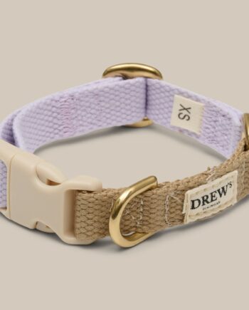 Lavender   Blødt   Justerbart Hundehalsbånd Xs