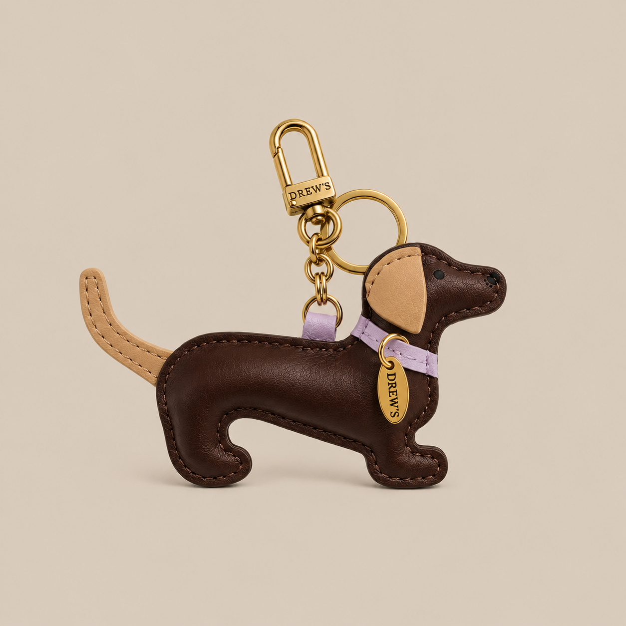 Lavender Charm Til Taske Gravhund