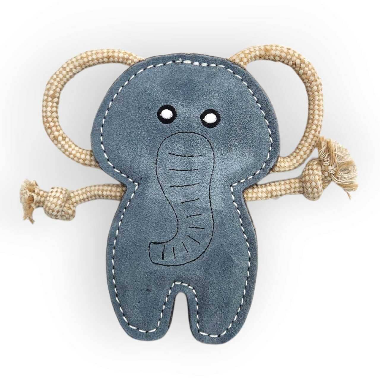 Petpower Namastay Elefant   Buffalo Ruskind   Uldfibre 20x22 Cm Hundelegetøj Genanvendelige Materialer Quot Quot Buffalo Ruskind Quot Quot Uldfiber Quot Quot Bomulds Jute Reb Quot Quot Reb Alt Til Hunden