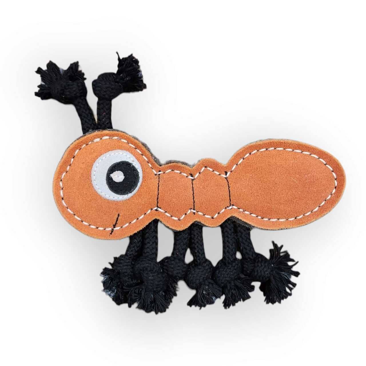 Petpower Namastay Tissemyre   Buffalo Ruskind Og Uldfilt Med Reb 20x18 Cm Hundelegetøj Buffalo Ruskind Quot Quot Uldfiber Quot Quot Genanvendelige Materialer Alt Til Hunden