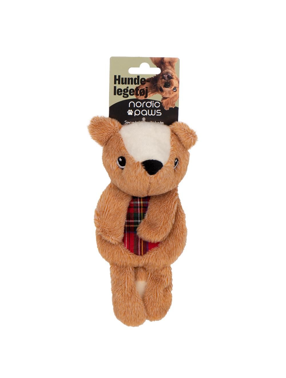 Meldgaard Nordic Paws Knitre Bamse 20cm Hundelegetøj Hundelegetøj Polyester Alt Til Hunden