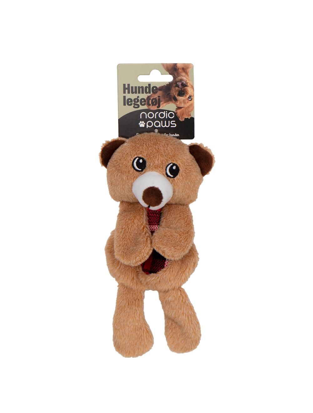 Meldgaard Nordic Paws Knitre Plysbamse 20cm Hundelegetøj Hundelegetøj Polyester Alt Til Hunden