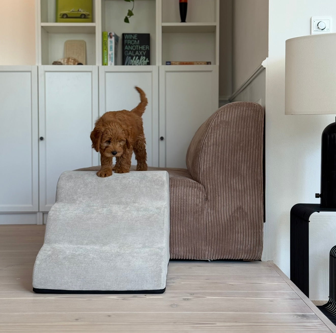 Trappe    Aftageligt Betræk   Beige 55 Cm