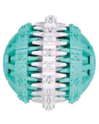 Trixie Dog Toy Denta Fun Ball Rubber Mint Flavour 6cm