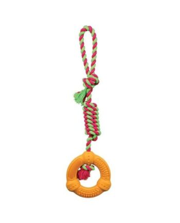 Trixie Playing Rope With Ring 12 Cm 41 Cm Assorted Colours